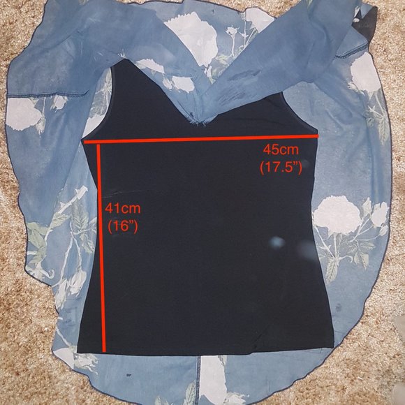 Teaberry Batwing Sleeve Poncho Shirt Blouse with Rose Print - Picture 3 of 4